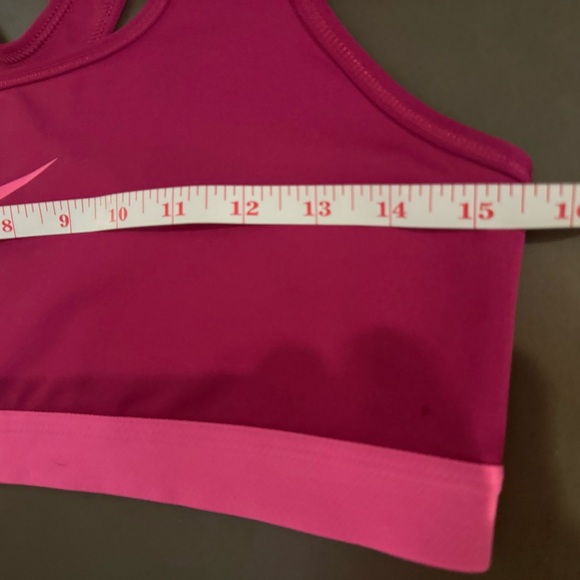 Nike Pink Sports Bra with Racerback Design L - Picture 3 of 4